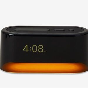 Black and Orange Digital Clock